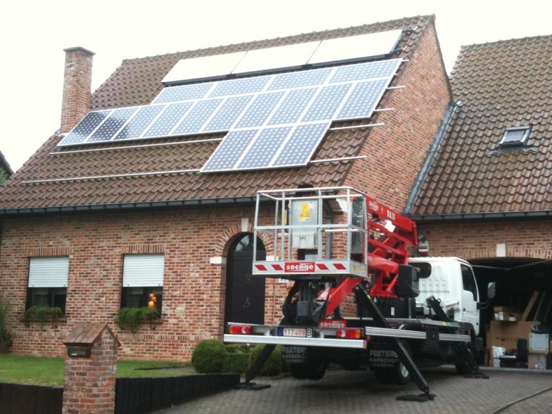 Thermisch opbouw + fotovoltaische opbouw