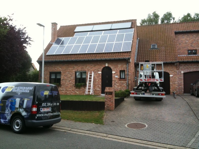 Thermisch opbouw + fotovoltaische opbouw