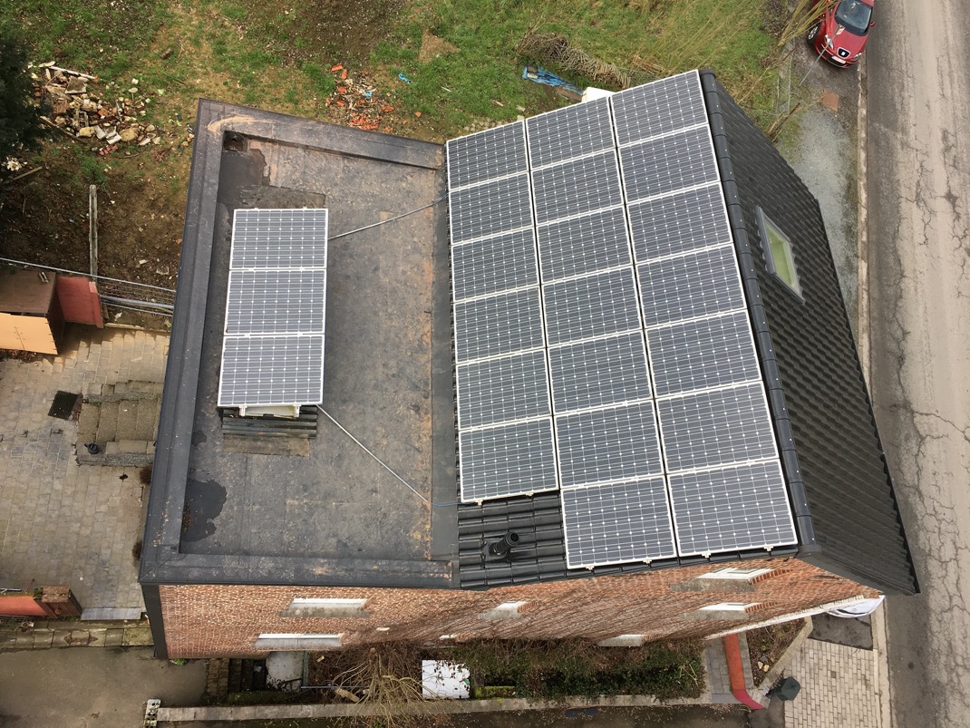 Fotovoltaisch opbouw